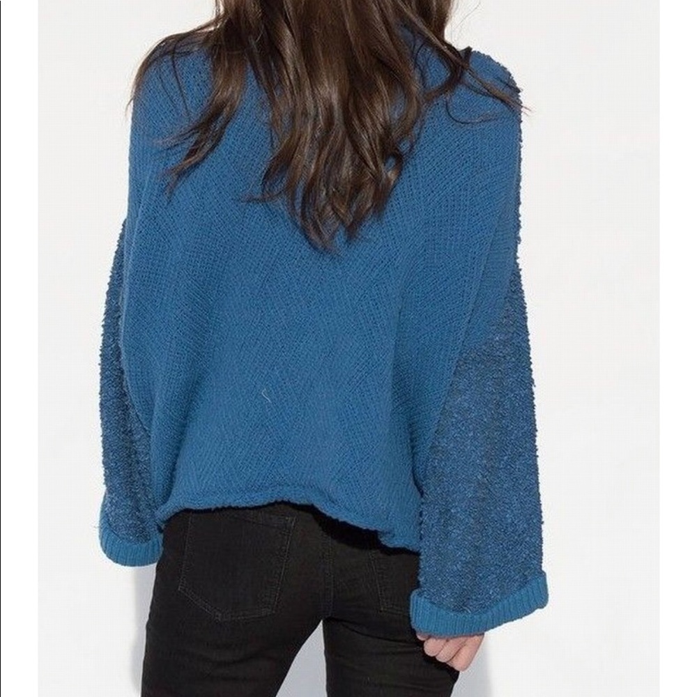 Free People Mix Pattern Pullover Sweater - Picture 2 of 5